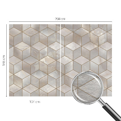 Large wall mural Geometric mosaic