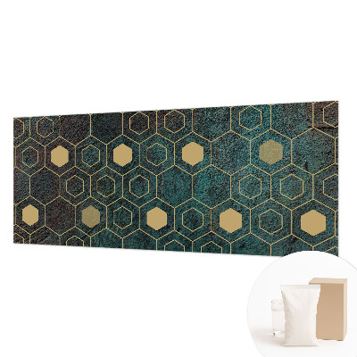 Large wall mural wallpaper Geometric hexagons