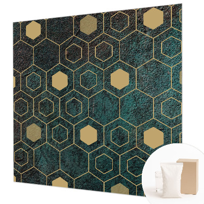 Large wall mural wallpaper Geometric hexagons