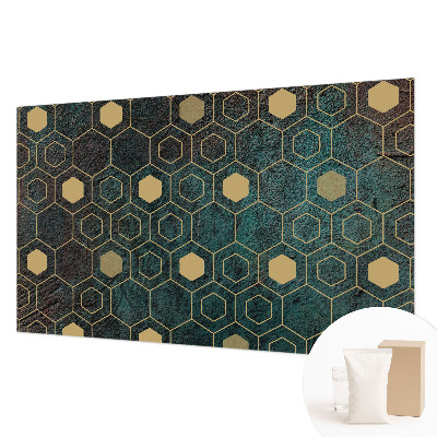 Large wall mural wallpaper Geometric hexagons
