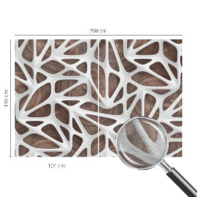 Modern wall mural for living room featuring the 