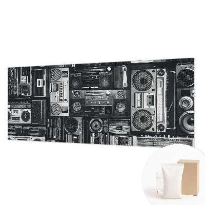 Modern wall mural for bedroom Retro radio