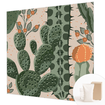 High quality wall mural wallpaper Green cacti