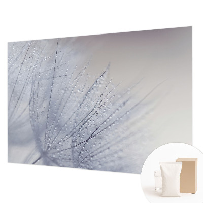 Premium wall mural for bedroom featuring a dewy dandelion design