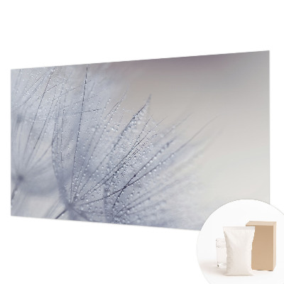 Premium wall mural for bedroom featuring a dewy dandelion design