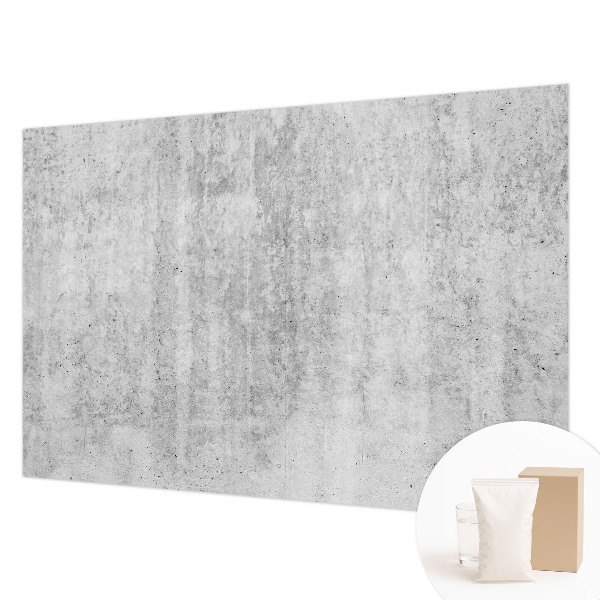 Decorative wall mural for living room with a concrete wall design