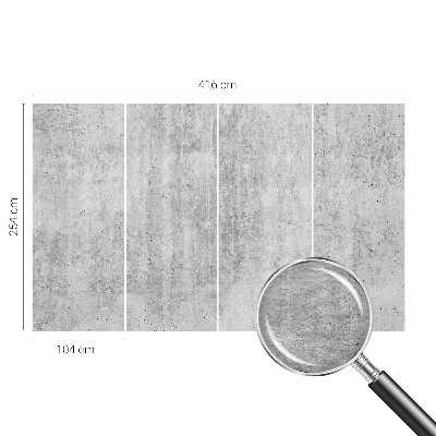 Decorative wall mural for living room with a concrete wall design