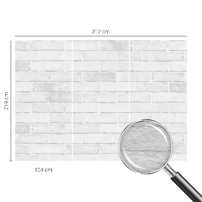 Non-woven wall mural Brick wall
