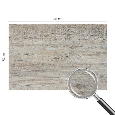 Wall mural with a wooden rings design