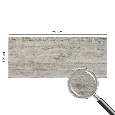Wall mural with a wooden rings design