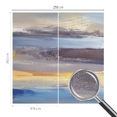 Non-woven photo wallpaper with a peaceful landscape design
