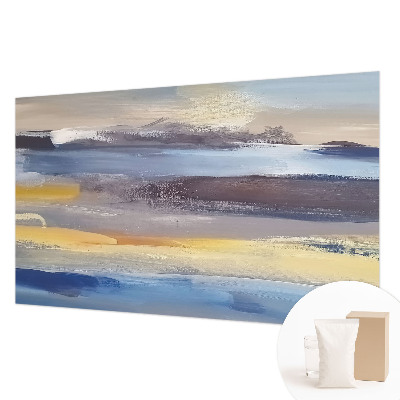 Non-woven photo wallpaper with a peaceful landscape design