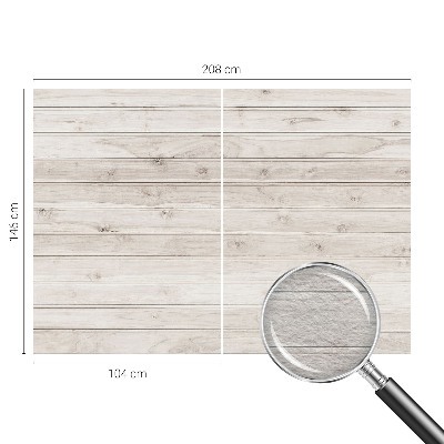 Wall mural for bedroom with a natural wood design