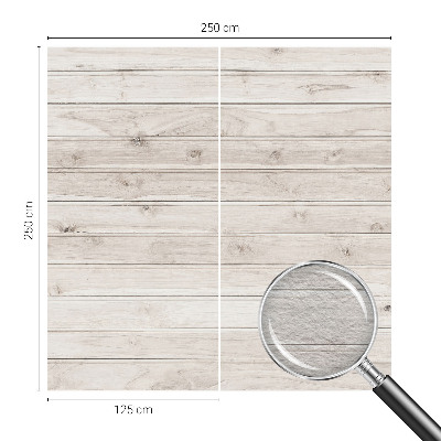 Wall mural for bedroom with a natural wood design