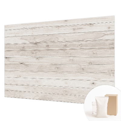 Wall mural for bedroom with a natural wood design
