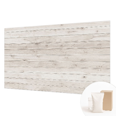 Wall mural for bedroom with a natural wood design