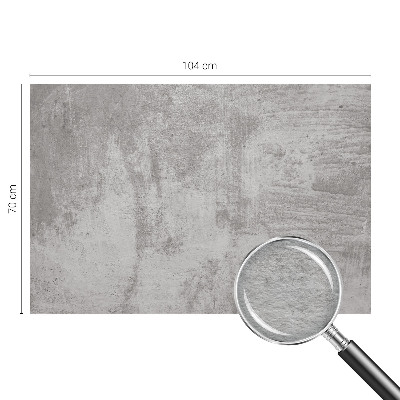 Wallpaper mural for living room with a raw concrete finish