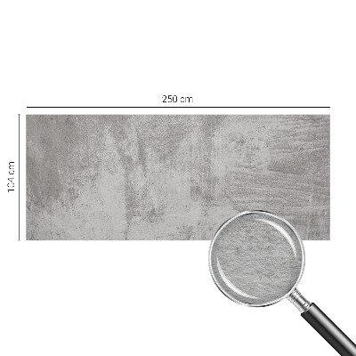 Wallpaper mural for living room with a raw concrete finish