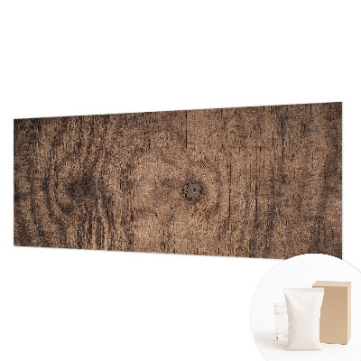 Bedroom wall mural wallpaper with a rustic wood design