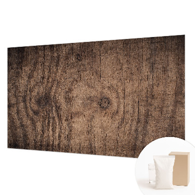 Bedroom wall mural wallpaper with a rustic wood design