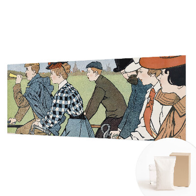 Large wall mural wallpaper Vintage cyclists