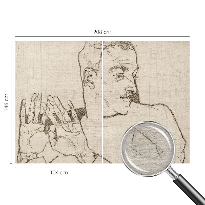 Modern wall mural for living room A distinctive character