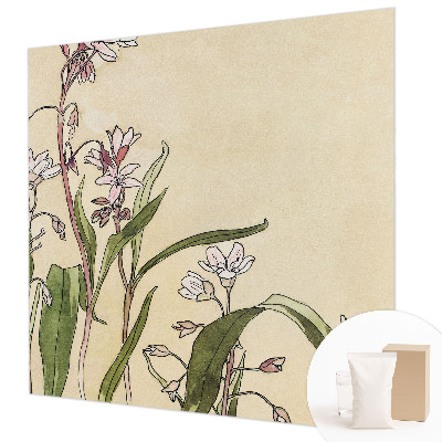 Modern wall mural for bedroom Floral elegance
