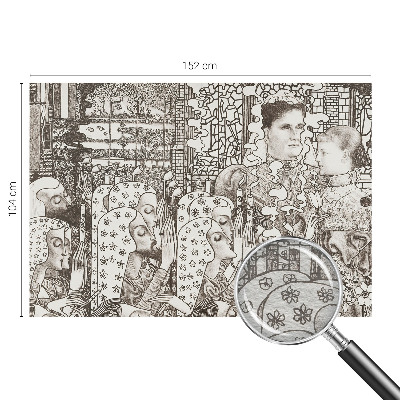 Premium wall mural for bedroom Floral portraits