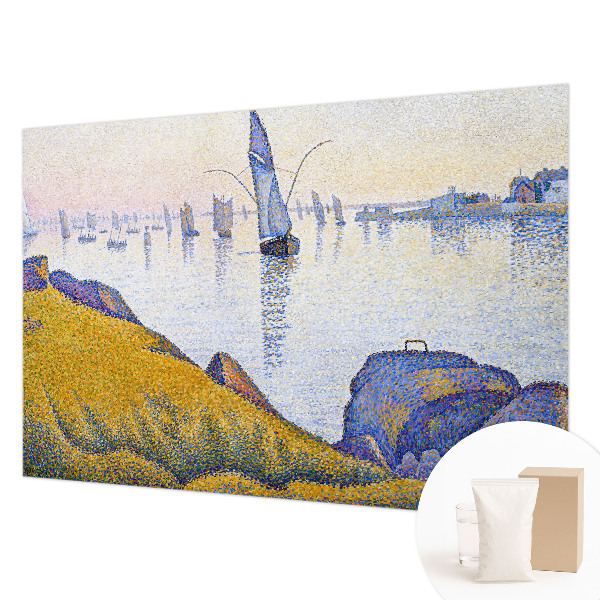 Non-woven photo wallpaper with a sail reflection photographic motif