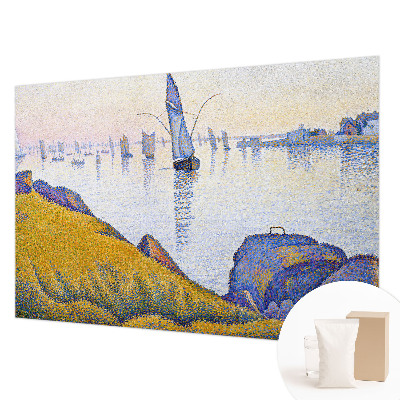 Non-woven photo wallpaper with a sail reflection photographic motif