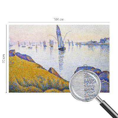 Non-woven photo wallpaper with a sail reflection photographic motif
