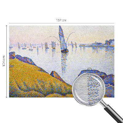 Non-woven photo wallpaper with a sail reflection photographic motif