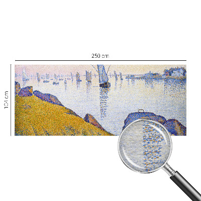 Non-woven photo wallpaper with a sail reflection photographic motif