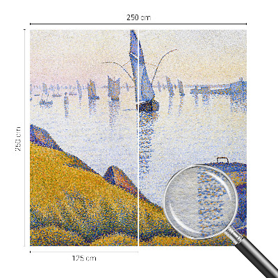 Non-woven photo wallpaper with a sail reflection photographic motif