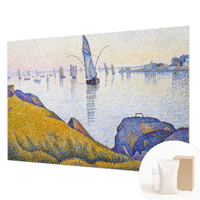 Non-woven photo wallpaper with a sail reflection photographic motif