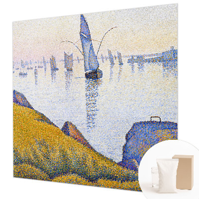 Non-woven photo wallpaper with a sail reflection photographic motif