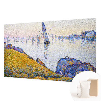 Non-woven photo wallpaper with a sail reflection photographic motif