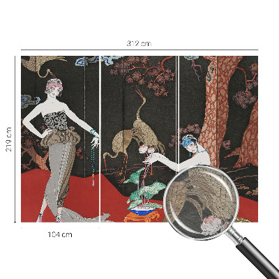 Photo wall mural featuring an elegant scene
