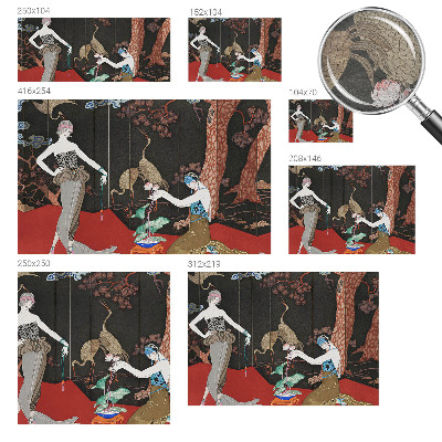 Photo wall mural featuring an elegant scene