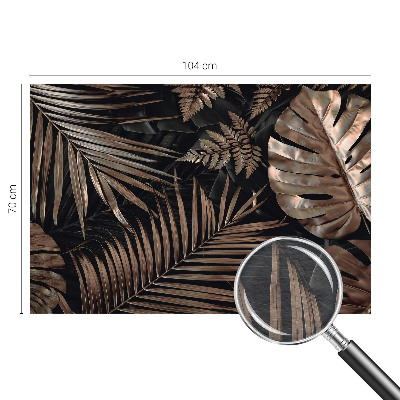 Large wallpaper mural Exotic leaves