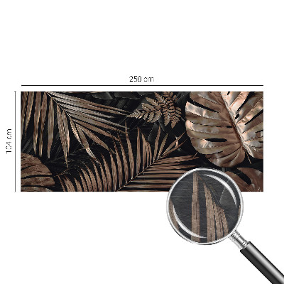 Large wallpaper mural Exotic leaves