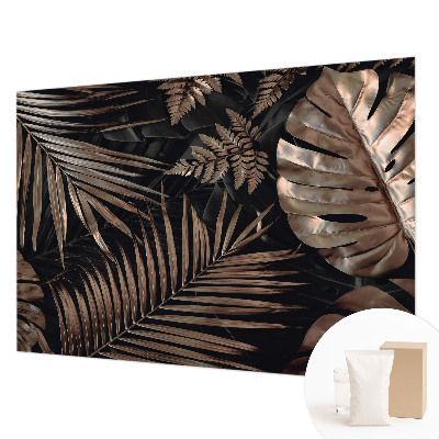Large wallpaper mural Exotic leaves