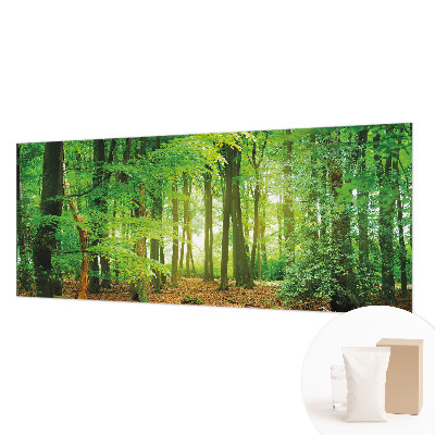 Modern wall mural Green forest