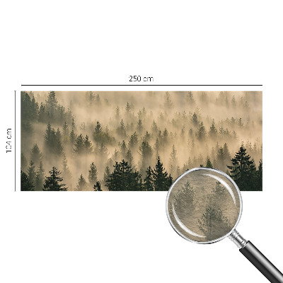 Premium photo wallpaper Forest fog