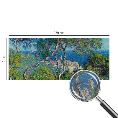 Premium wall mural for bedroom featuring Mediterranean views