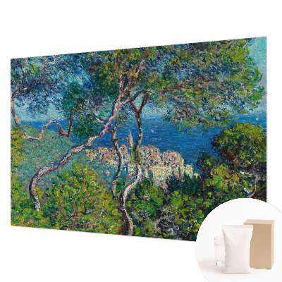 Premium wall mural for bedroom featuring Mediterranean views