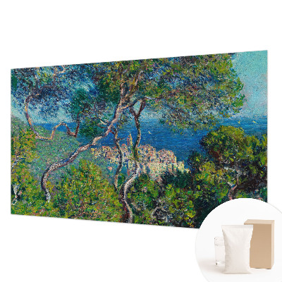 Premium wall mural for bedroom featuring Mediterranean views