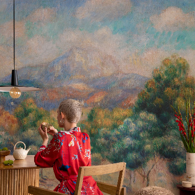 Decorative wall mural for living room Mountain landscape