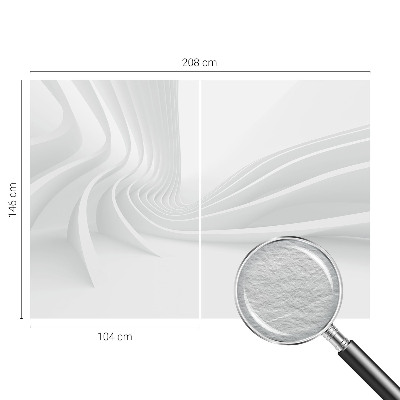 High quality wall mural wallpaper with fluid line design