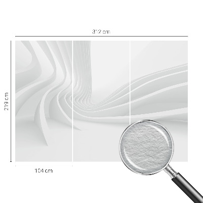 High quality wall mural wallpaper with fluid line design
